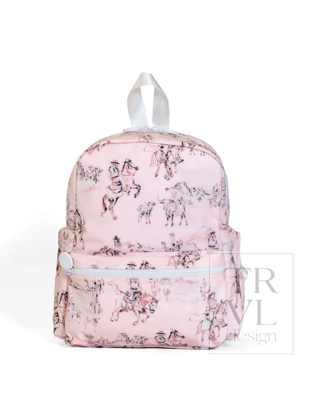 CowGirl Toile Mini Backer