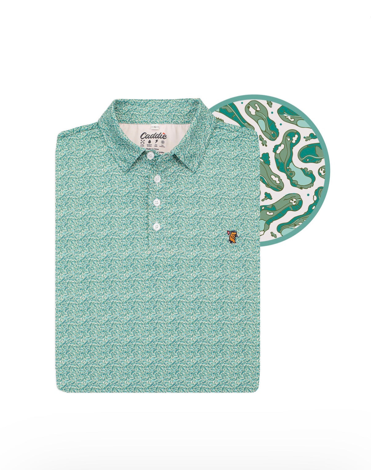 Youth Green Caddie Greens Polo