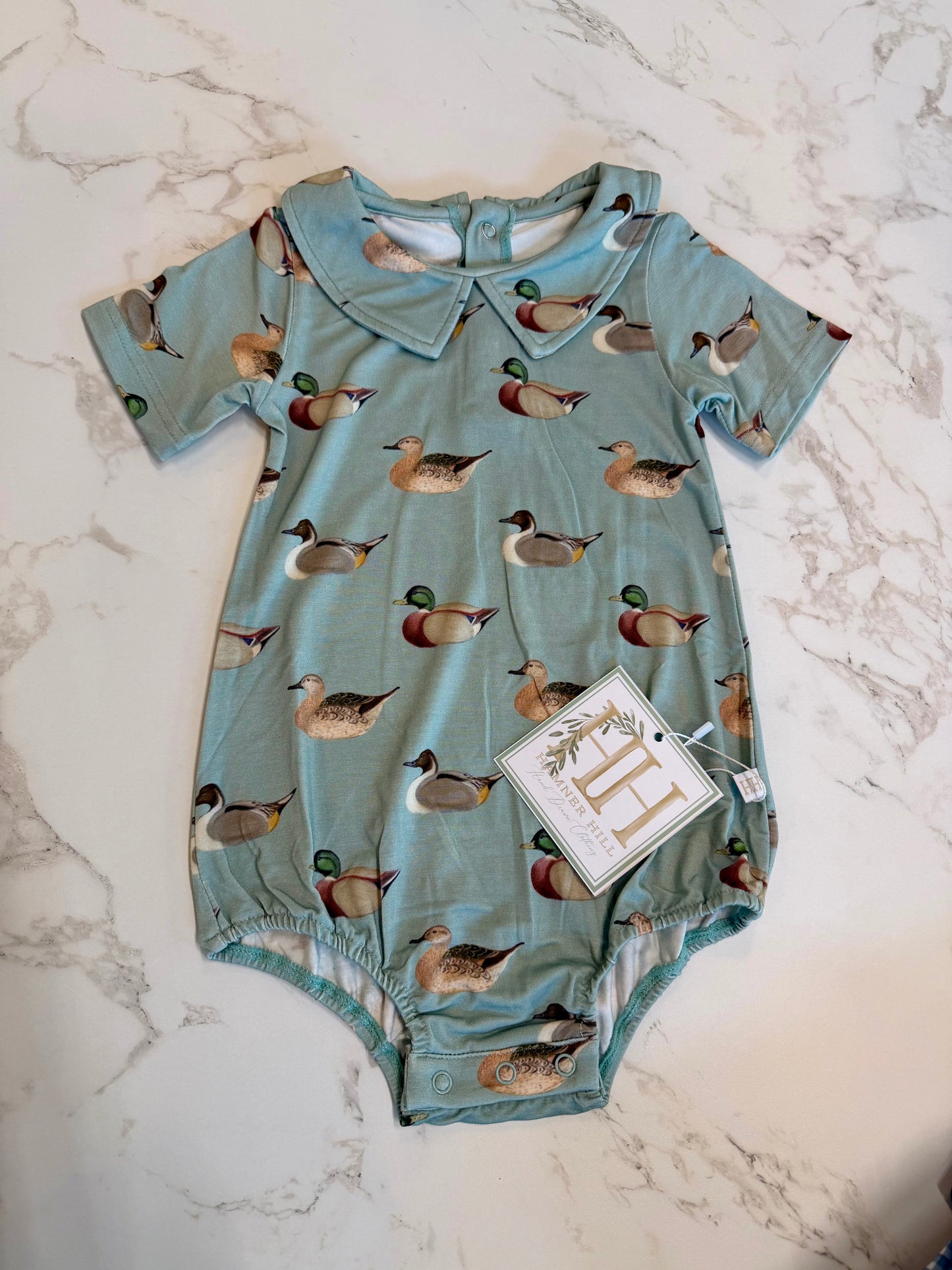 Boys Vintage Collard Bamboo Bubble