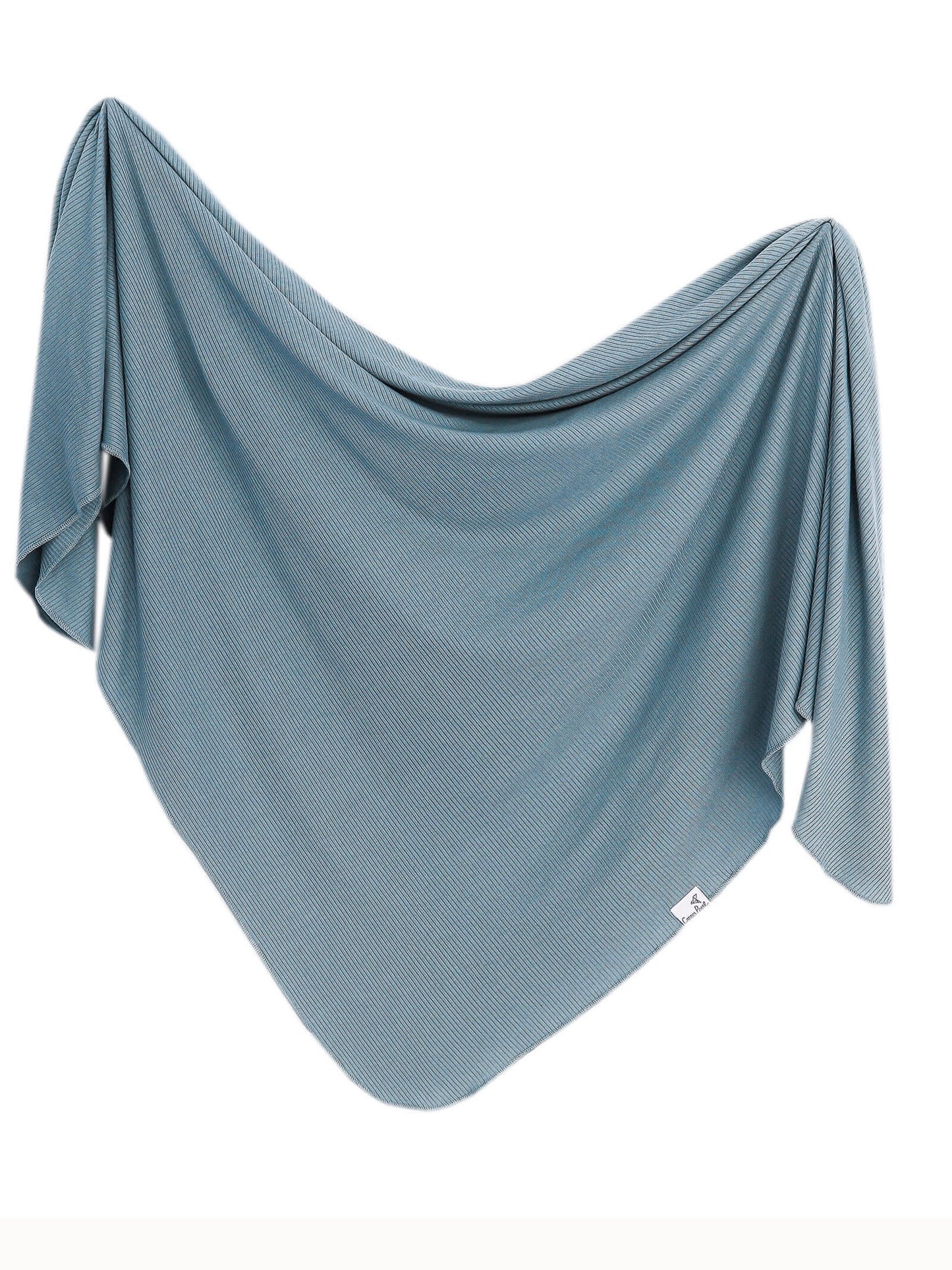 Knit Swaddle Blanket | Atlantic