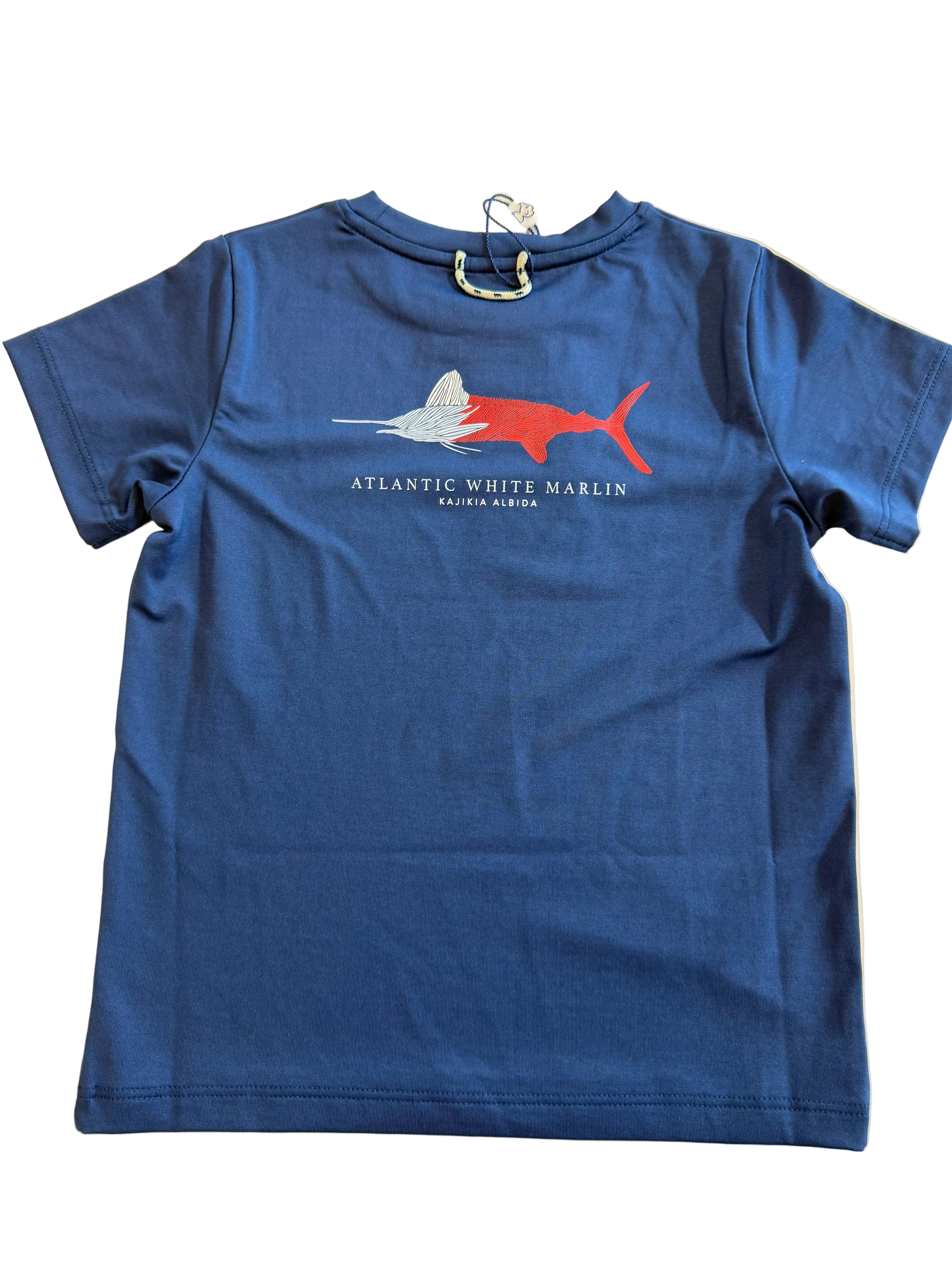 Boys Pro Performance T-shirt- Navy Peony