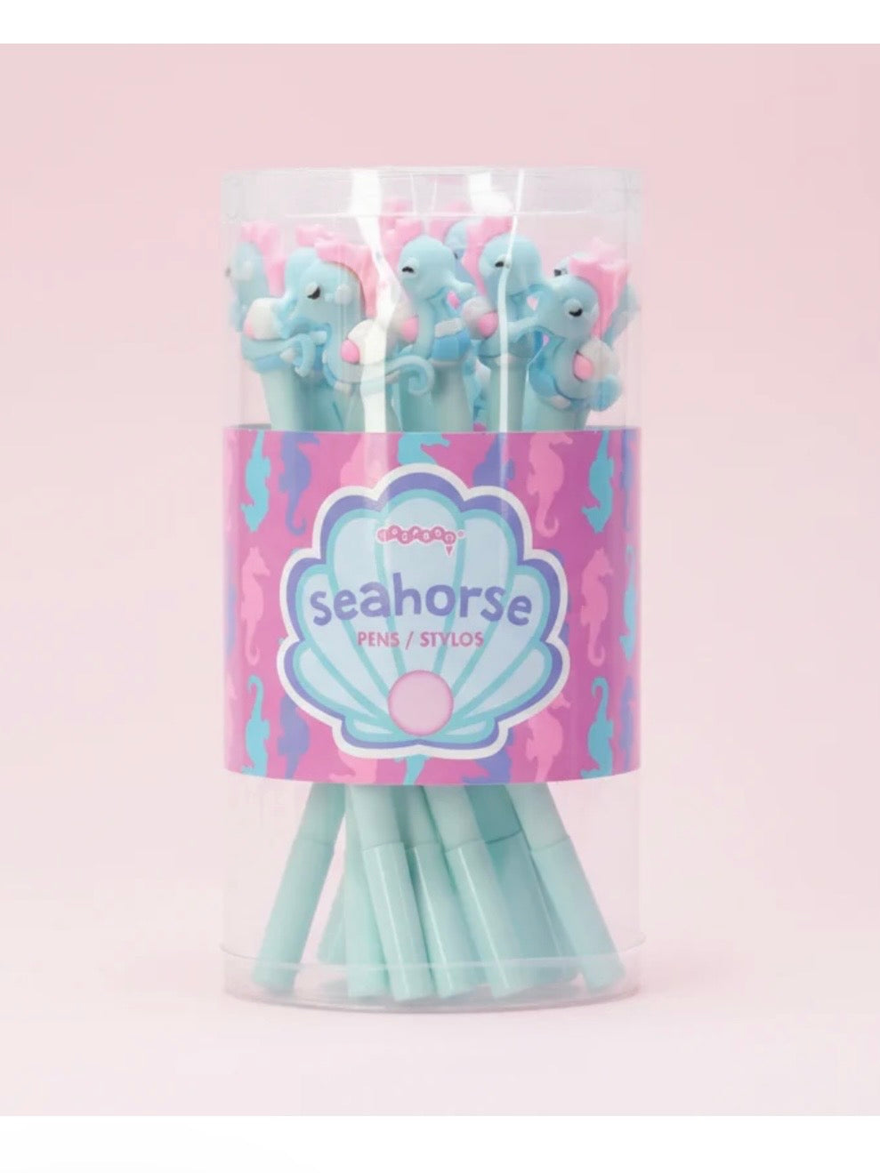 Blue & Pink Seahorse Pen