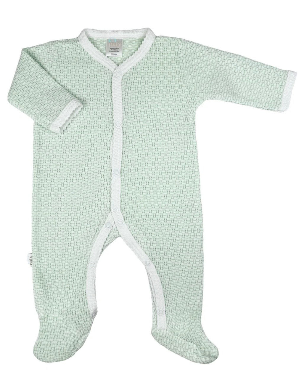 Paty Knit Solid Color Footie
