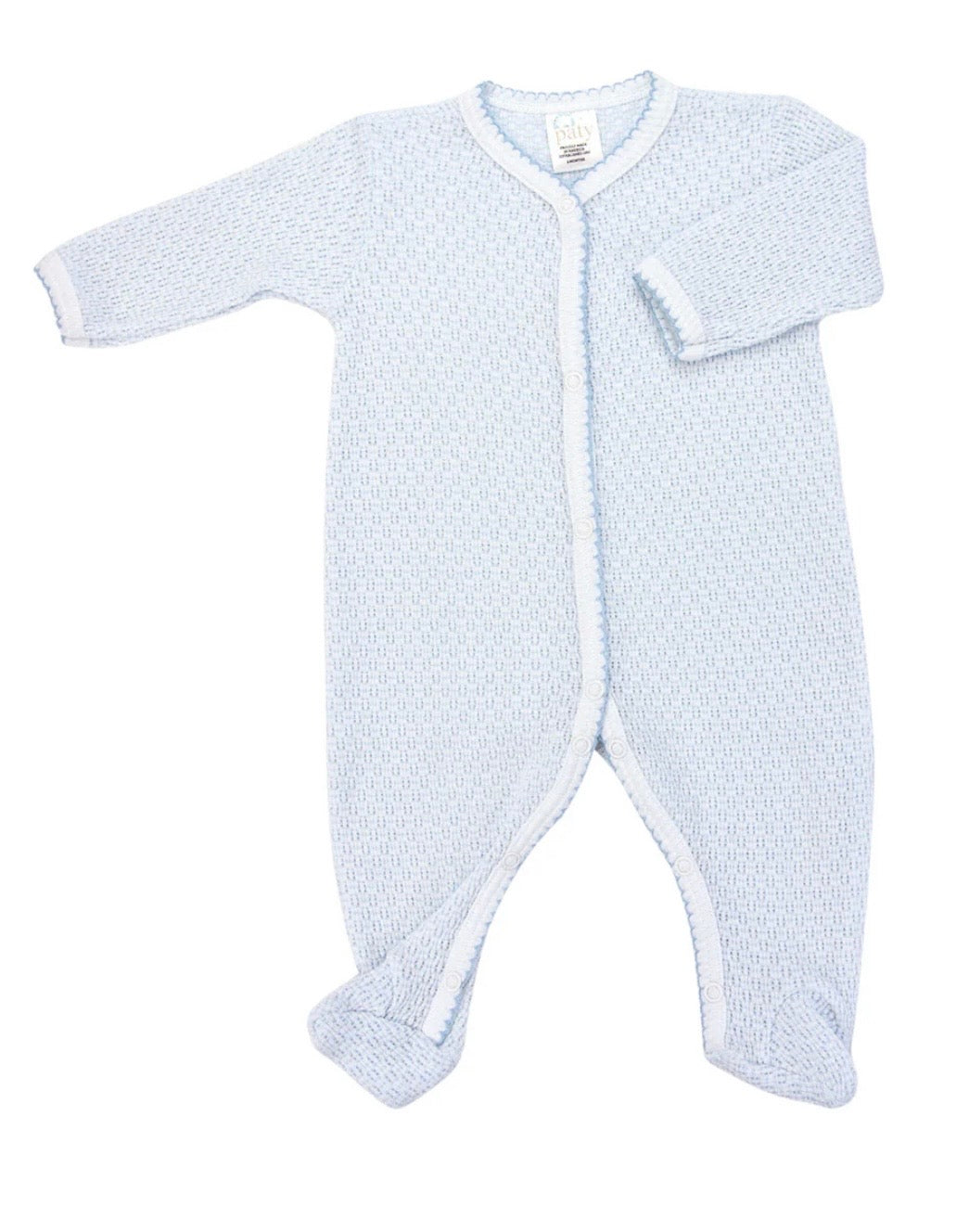 Paty Knit Solid Color Footie