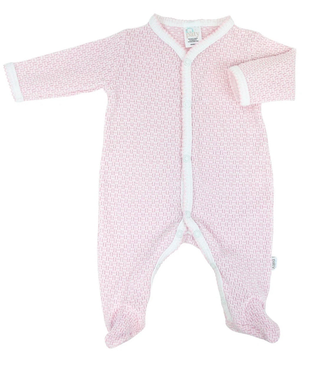 Paty Knit Solid Color Footie