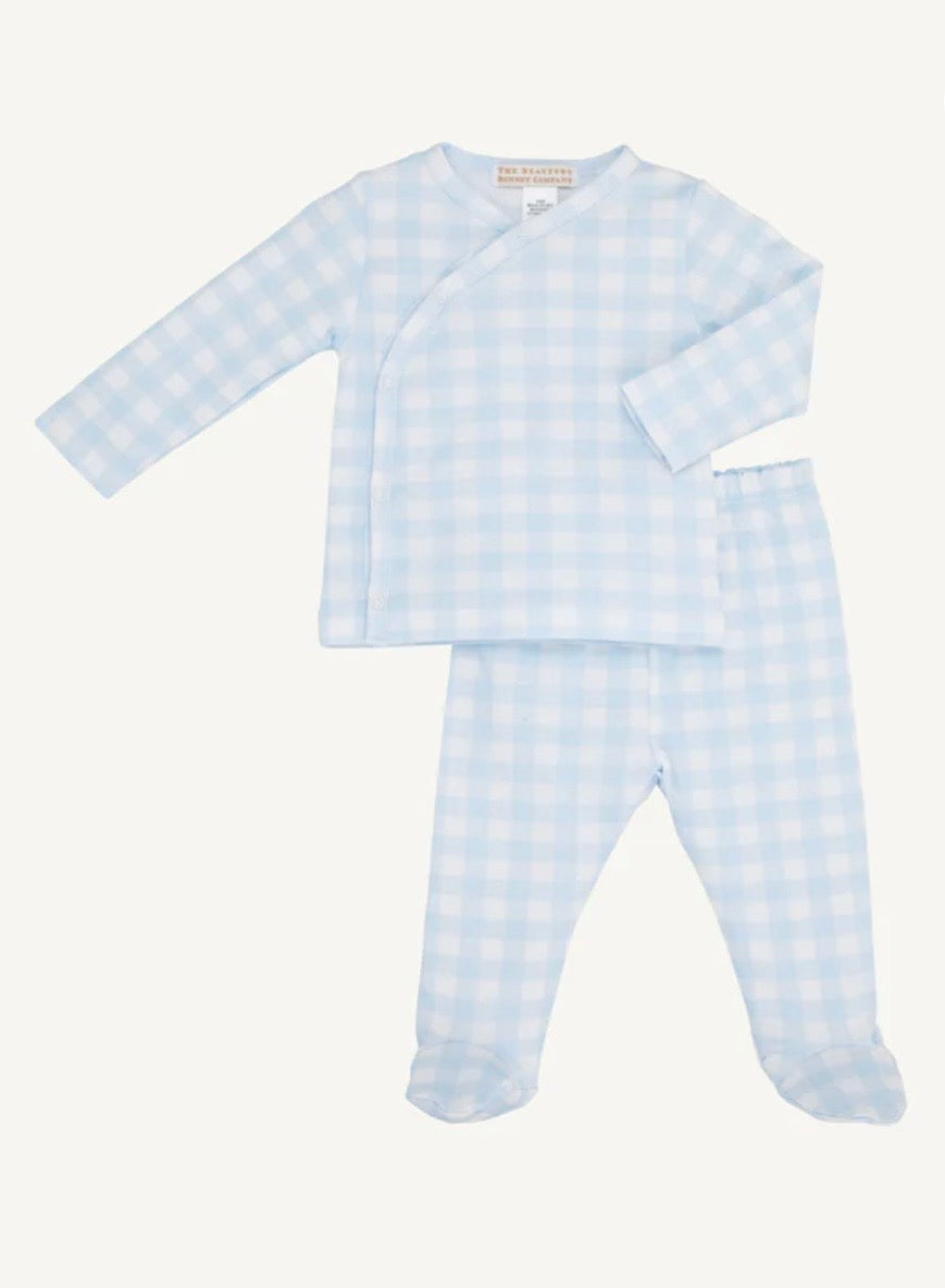 Buckhead Blue Cameron Cross-Front Set