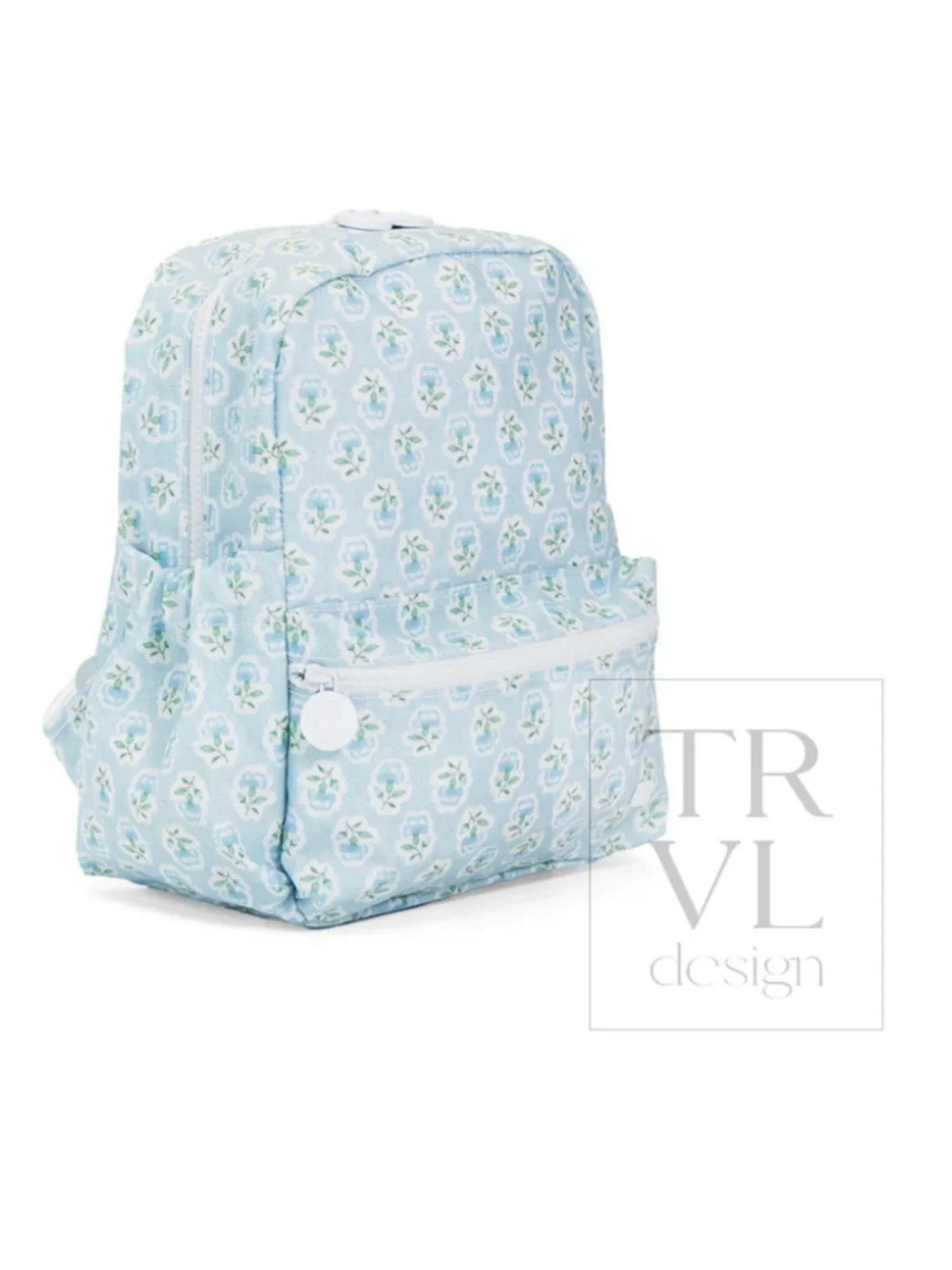 Petite Fleur Blue Mini Backer