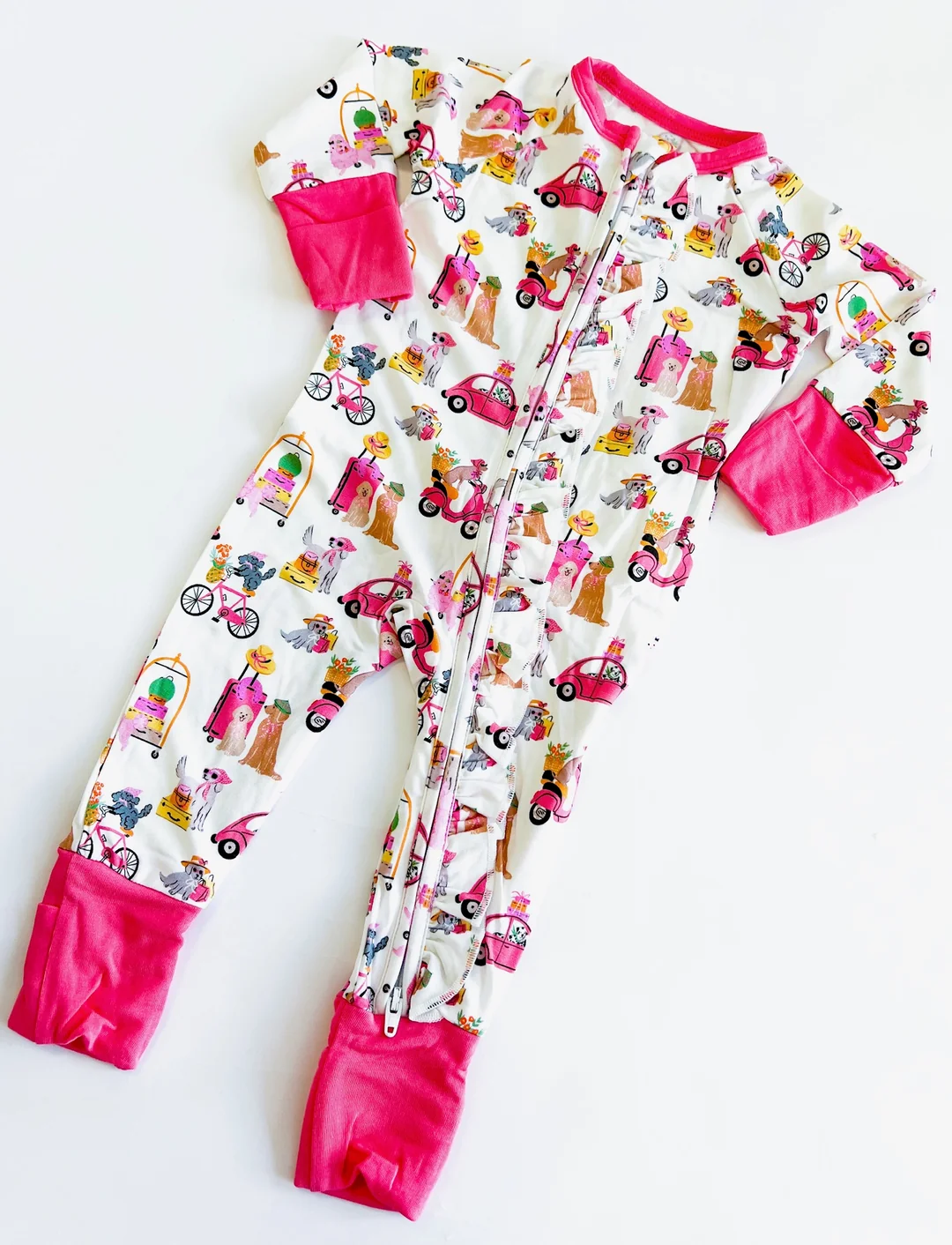 Puppy Chic Zip Up Footie