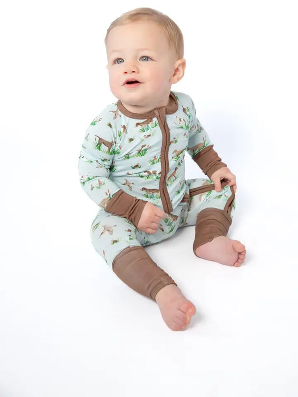 Long Sleeve Delta Dogs Footie