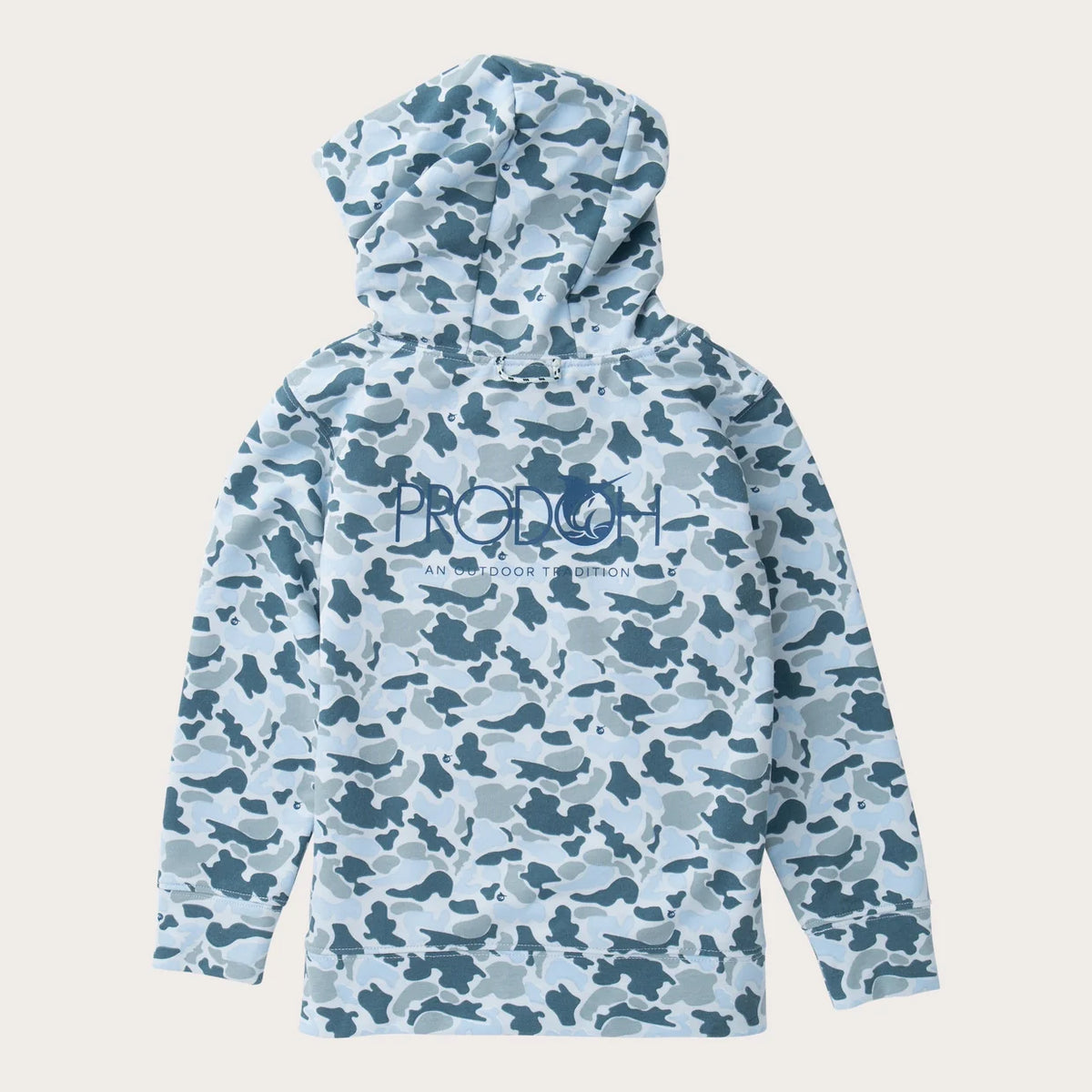 Boys Spinnerbait Hoodie| Coastal Blues Camo