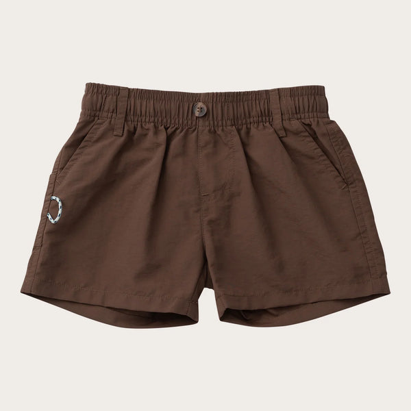 Boys Outrigger Performance Short - Coffee Quartz Brown