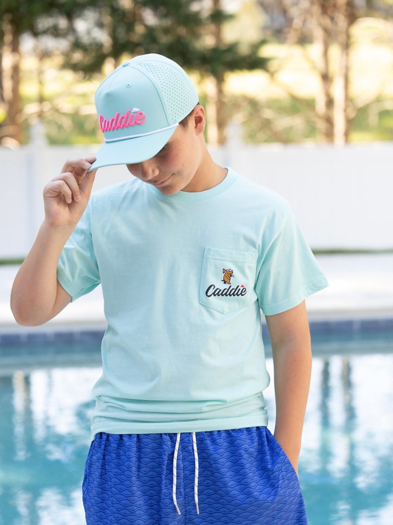 Youth Chalky Mint Caddie Designated Driver Tee