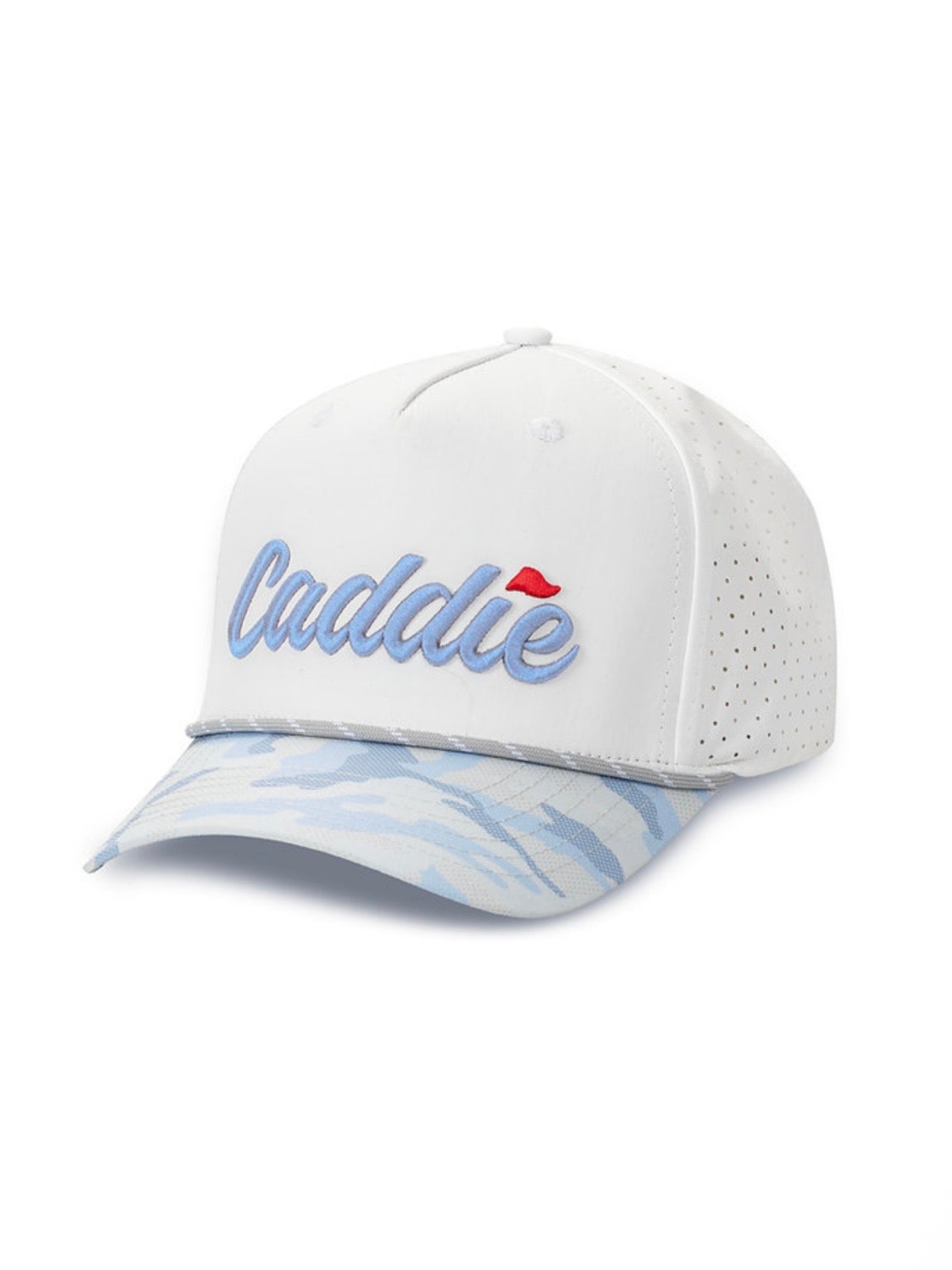 White Caddie Youth Performance Hat
