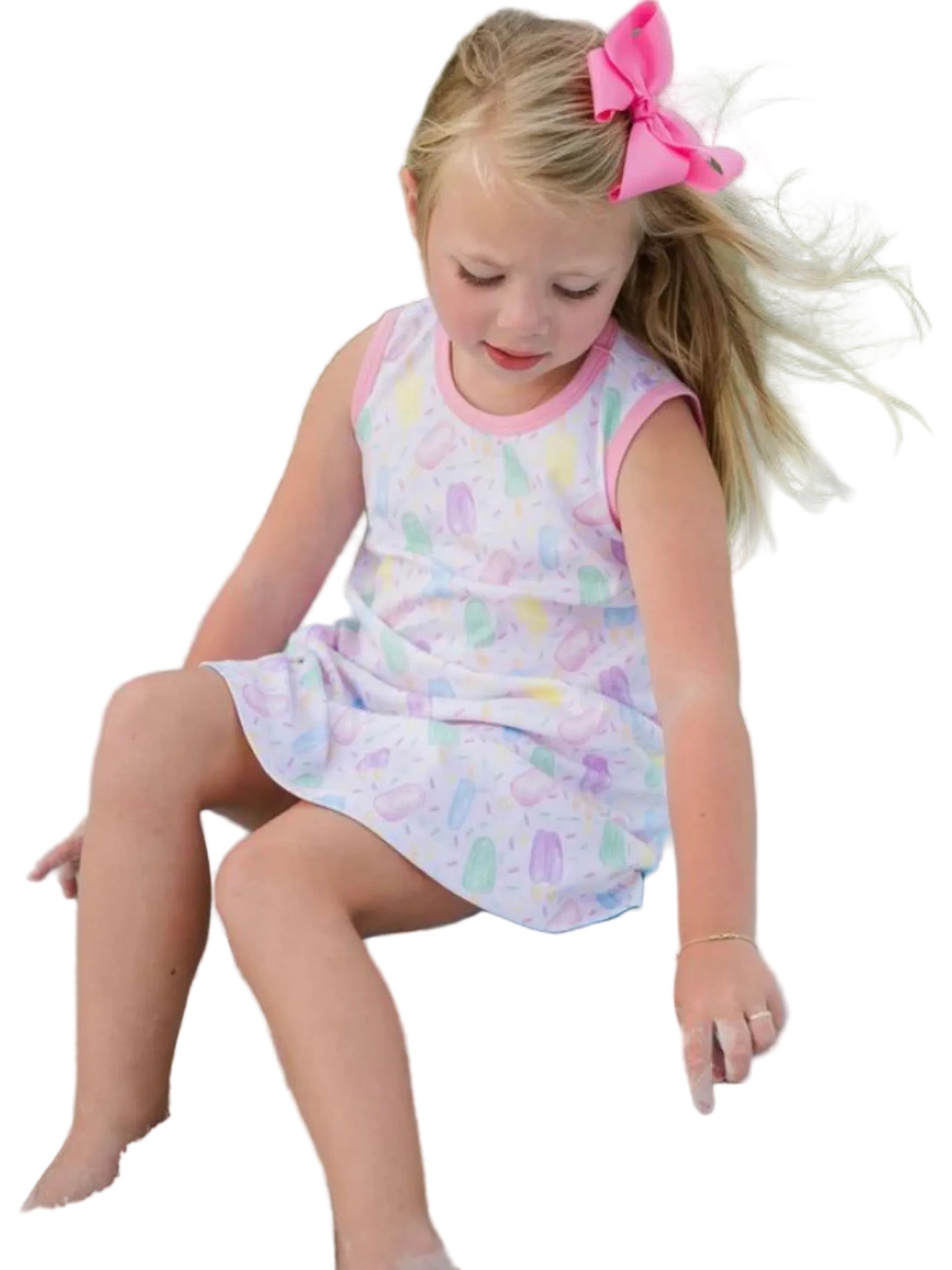Sweet Summertime Knit Sleeveless Play Dress