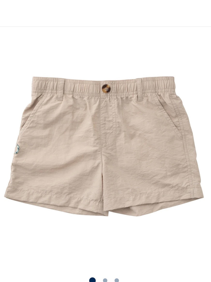 Boys Outrigger Performance Shorts - Summer Khaki