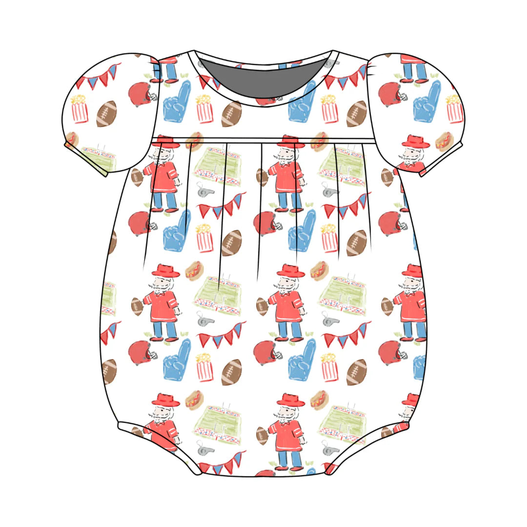 Abigail Bubble - Game Day Red and Blue