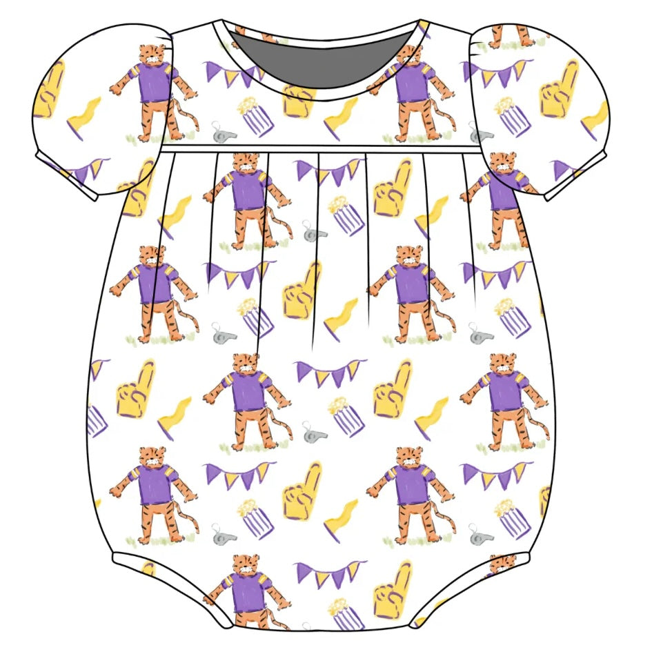 Abigail Bubble - Game Day Purple and Gold