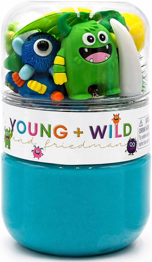 Grab & Go Dough Jar - Colorful Monster